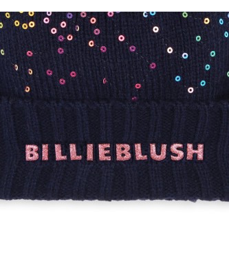 Billieblush Cappello con pompon blu scuro