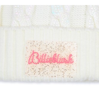 Billieblush Gorro con dos pompones beige