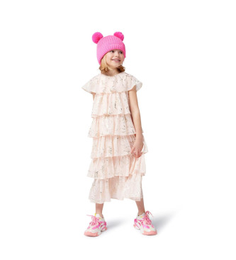 Billieblush Cappello con pompon rosa