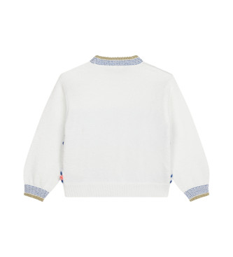 Billieblush White knitted jumper