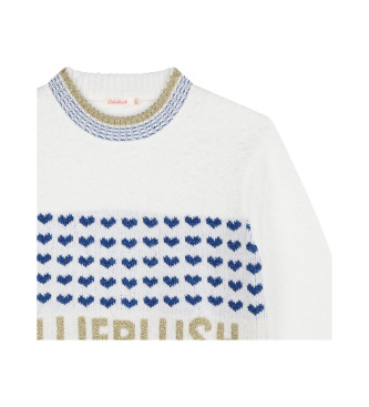 Billieblush Maglione lavorato a maglia bianco