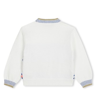 Billieblush White knitted jumper