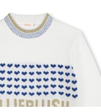 Billieblush White knitted jumper