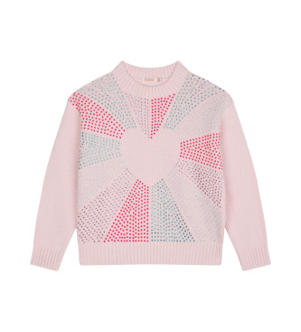 Billieblush Maglione lavorato a maglia rosa