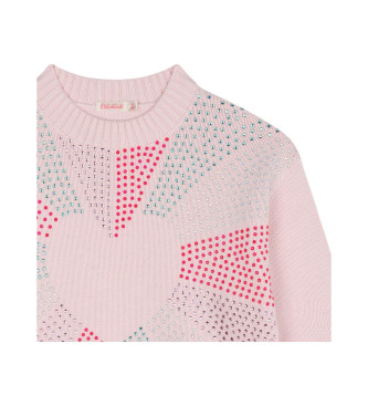 Billieblush Maglione lavorato a maglia rosa