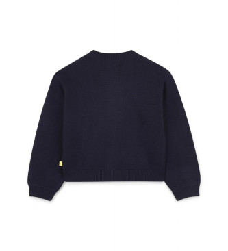 Billieblush Tricot navy jumper