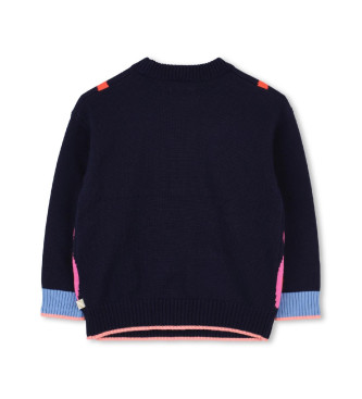 Billieblush Maglia a farfalla blu navy