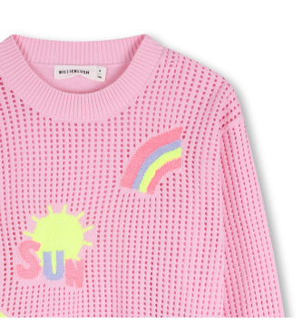 Billieblush Pull en maille rose