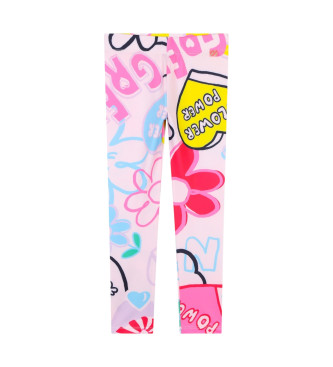 Billieblush Legging Flower Power cor-de-rosa