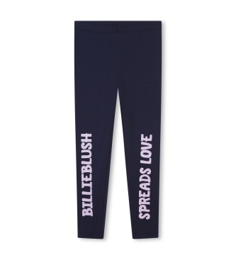 Billieblush Legging cintura elstica azul-marinho