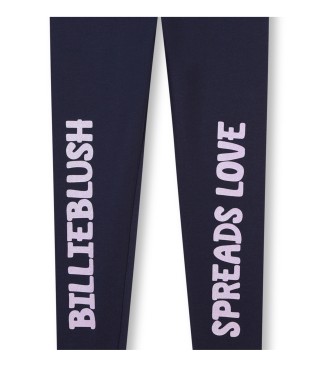 Billieblush Legging cintura elstica azul-marinho