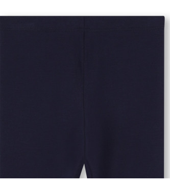Billieblush Leggings con stampa blu navy