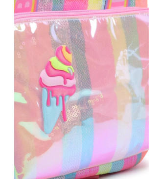 Billieblush Sac  dos rose  paillettes