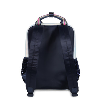 Billieblush Navy velvet backpack