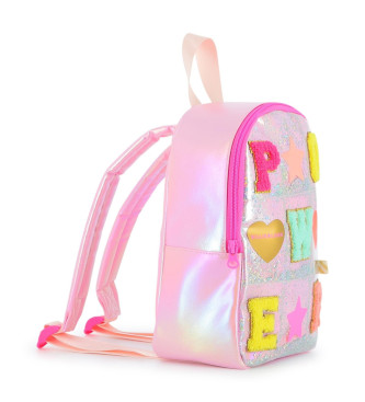 Billieblush Zaino con lettere rosa