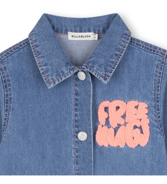 Billieblush Blue denim jumpsuit