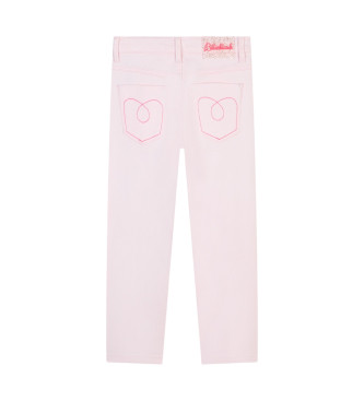 Billieblush Roze keperstof broek