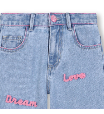 Billieblush Jeans con lettere blu