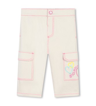 Billieblush Pantaloni cargo beige