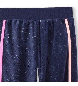 Billieblush Joggingbyxor marinbl� sammet