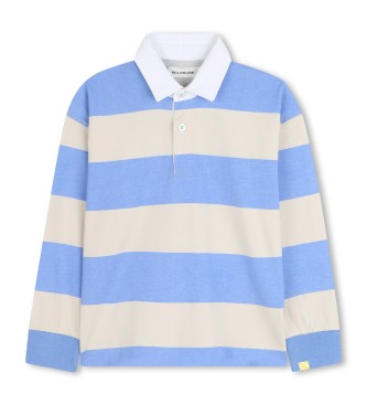Billieblush Blue striped polo shirt