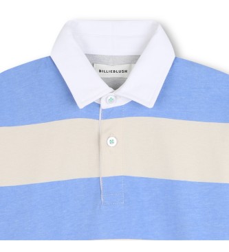 Billieblush Blue striped polo shirt