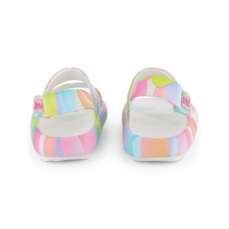 Billieblush Rosa Sandalen mit All-Over-Print
