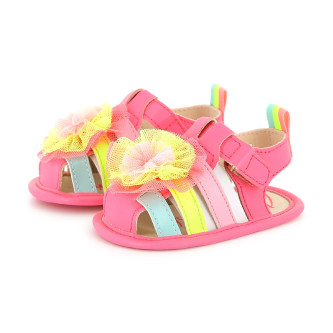 Billieblush Sandlias de couro multicoloridas