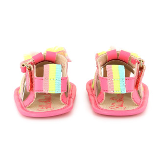 Billieblush Sandlias de couro multicoloridas