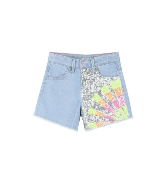 Billieblush Short en jean bleu  paillettes