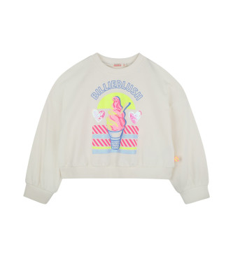 Billieblush Sweatshirt  imprim graphique blanc