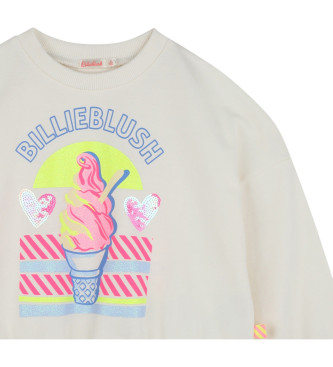 Billieblush Sweatshirt  imprim graphique blanc