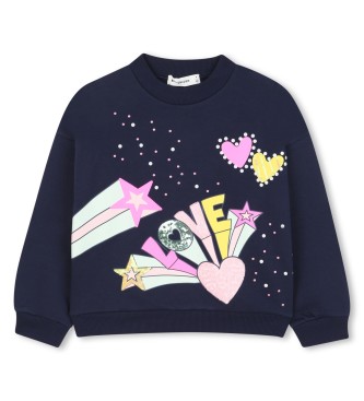 Billieblush Sudadera Love marino