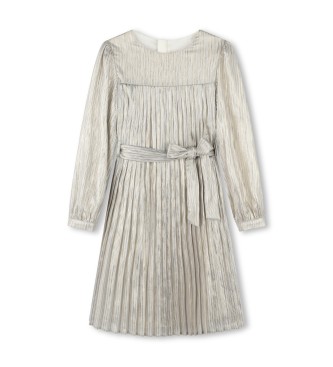 Billieblush Silver pleated dress