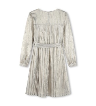 Billieblush Silver pleated dress