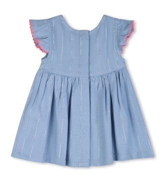 Billieblush Robe en viscose bleue