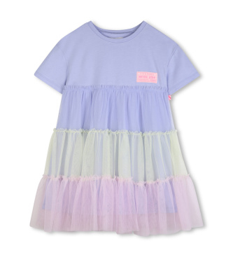 Billieblush Vestido Volantes azul