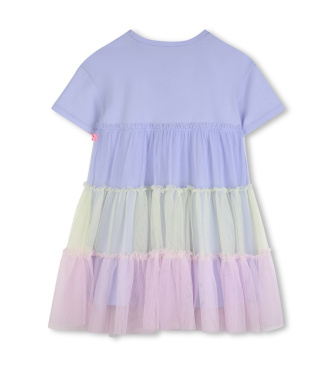 Billieblush Vestido Volantes azul