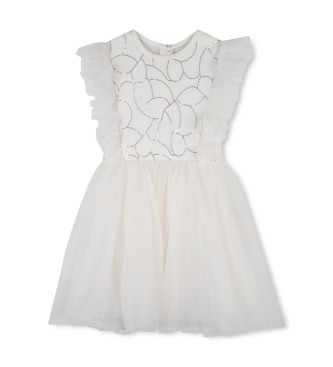 Billieblush Robe blanche brillante