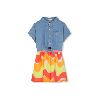 Billieblush Robe  franges multicolores