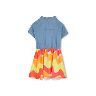 Billieblush Robe  franges multicolores