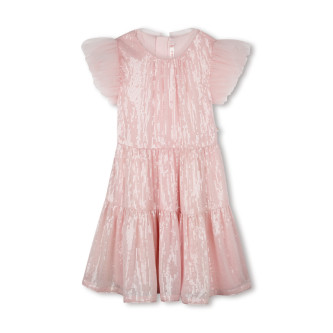 Billieblush Rosa Paillettenkleid