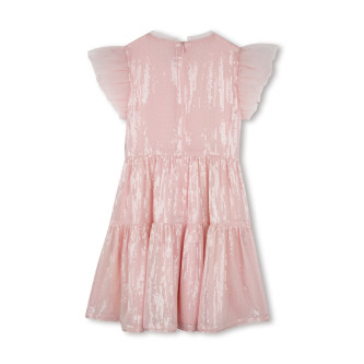 Billieblush Robe  paillettes rose