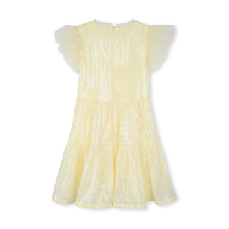 Billieblush Vestido de lantejoulas amarelo