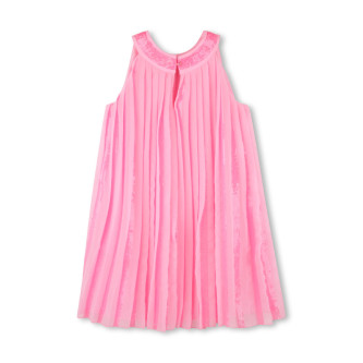 Billieblush Vestido plissado cor-de-rosa