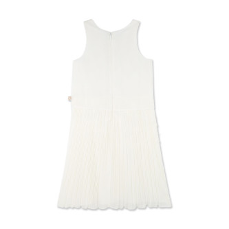 Billieblush Vestido en crepe blanco