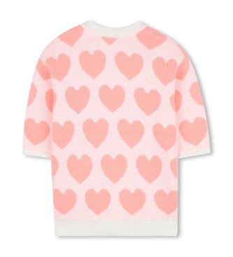 Billieblush Robe en maille rose