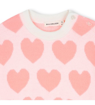 Billieblush Robe en maille rose