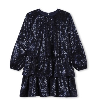 Billieblush Long sleeve navy dress