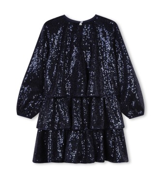 Billieblush Long sleeve navy dress